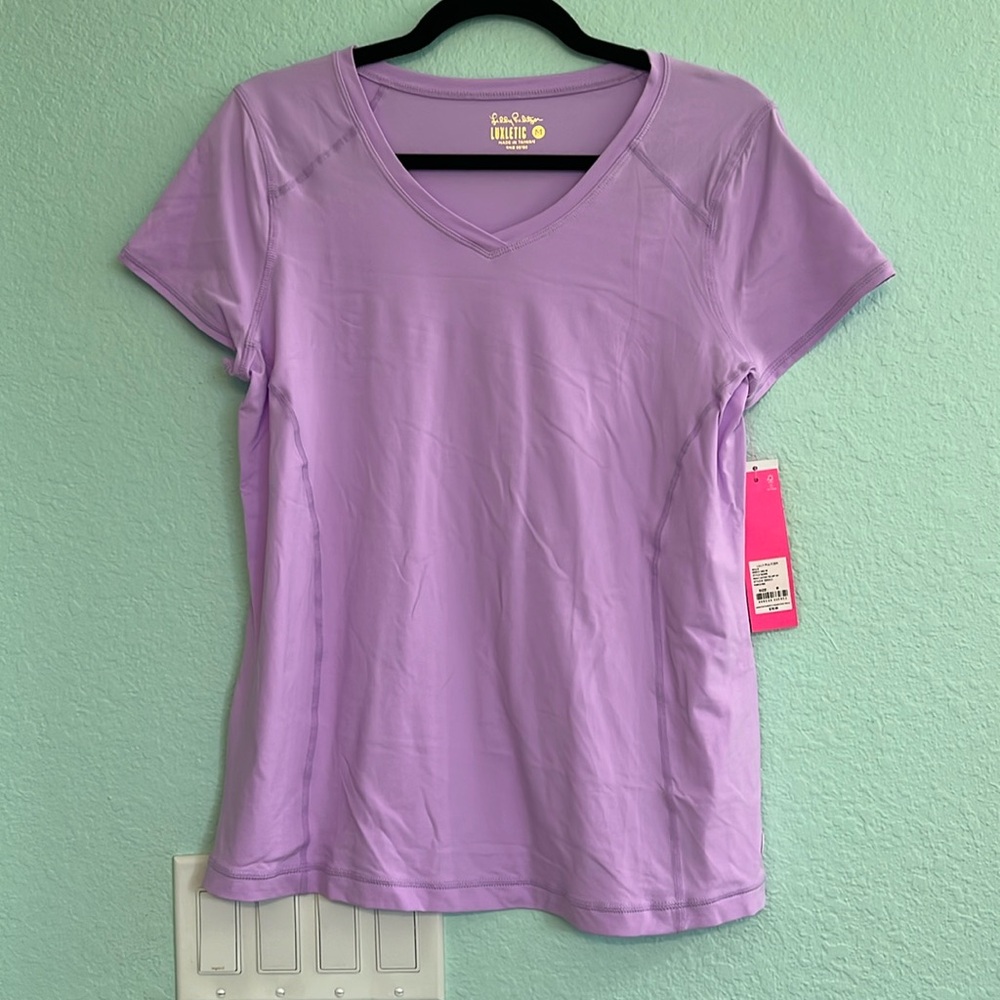 NWT Purple Iris Renato Active Tee